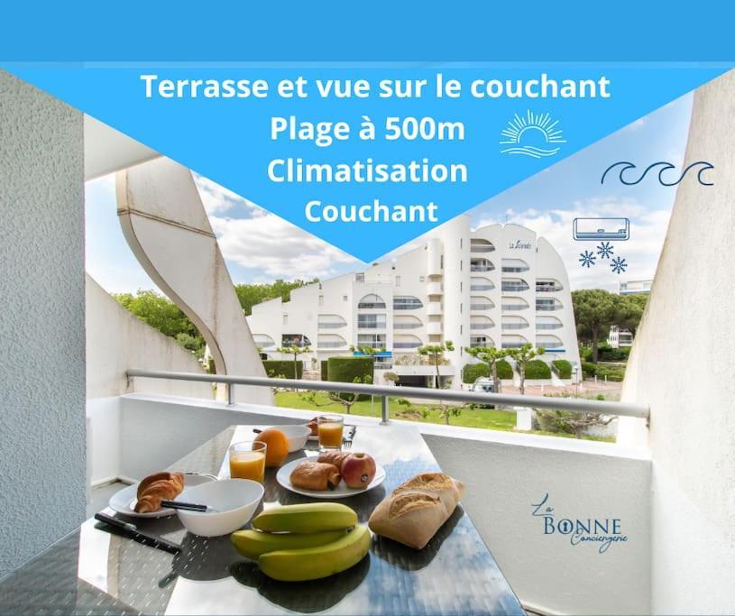 Le Jamaique * Clim * Terrasse * Plage A 10 Min ラ・グランド・モット エクステリア 写真